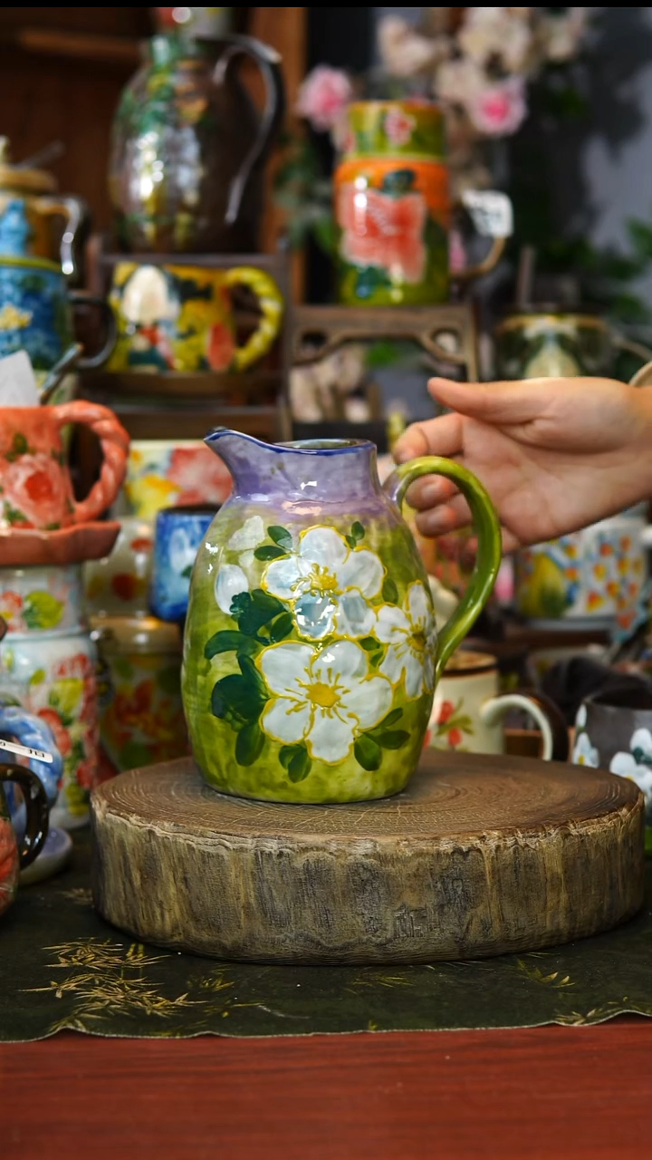 陶瓷152景德镇手工手绘釉下彩陶瓷