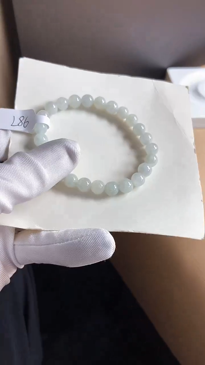 【闪购商品】翡翠手串未镶嵌天然A货翡翠手串L86