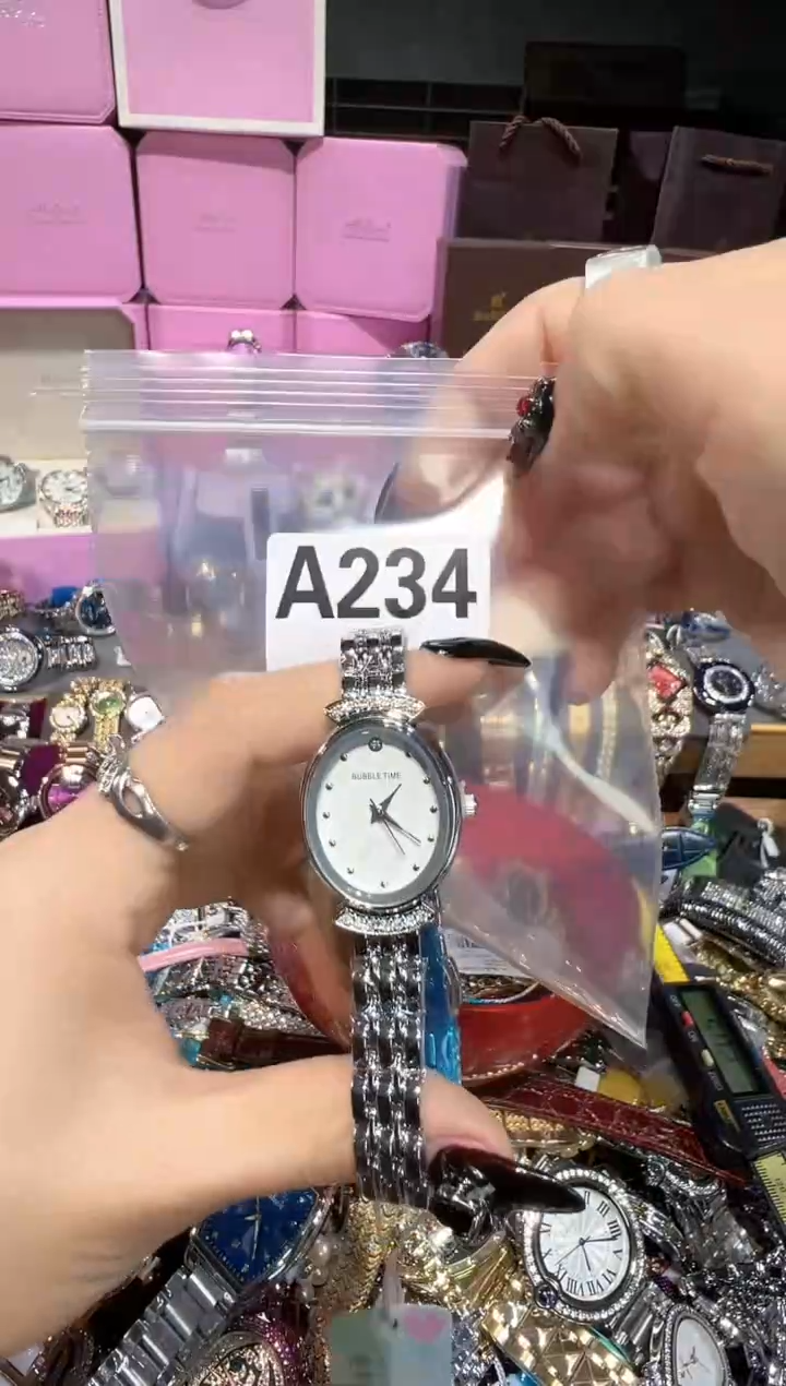 石英机芯不锈钢不锈钢直播定闪专用