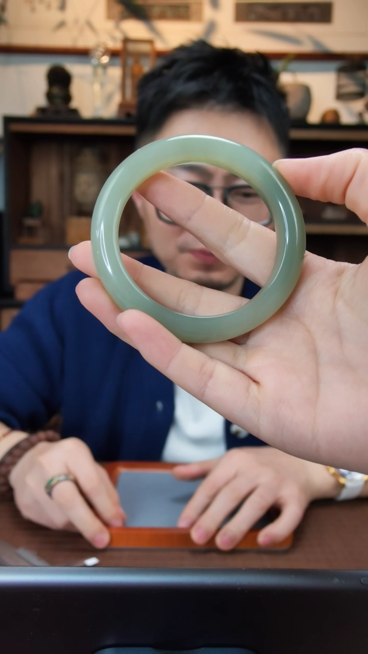 【闪购商品】和田玉手镯未镶嵌05和田玉手镯56#ZD