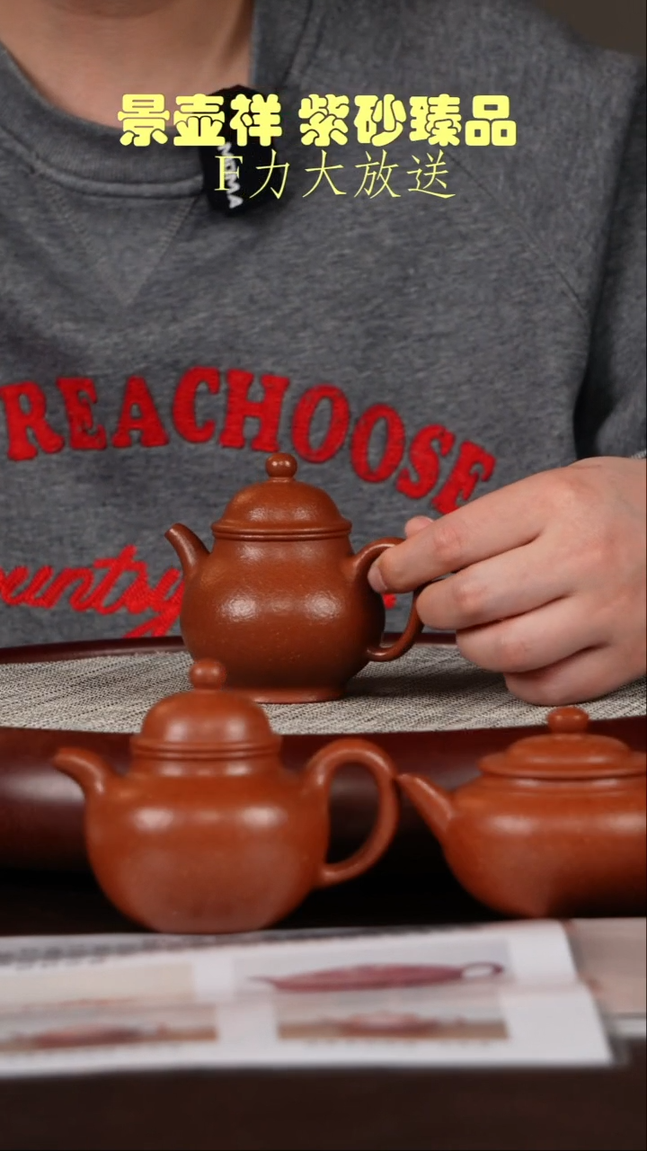 茶壶紫砂沉香降坡泥 潘壶