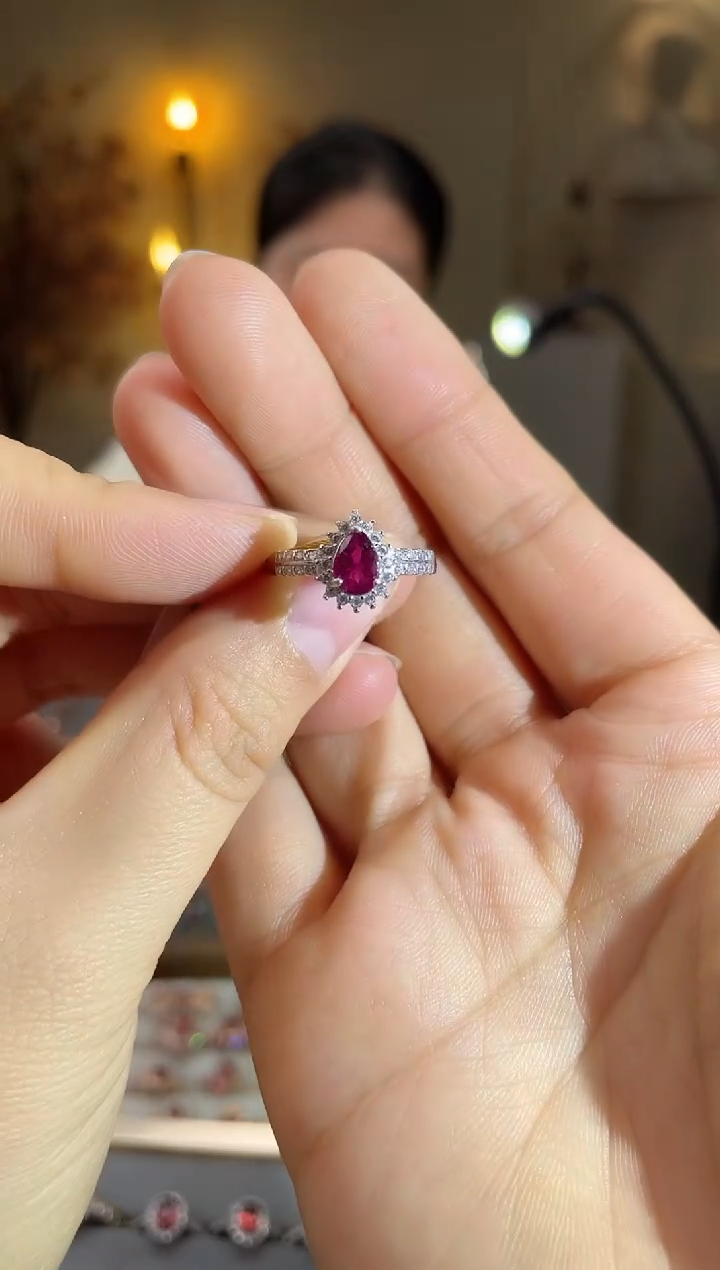 银S925镶嵌手饰碧玺手饰