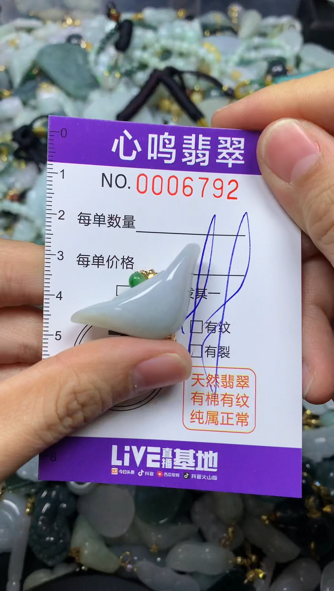 【闪购商品】翡翠颈饰未镶嵌闪购006792