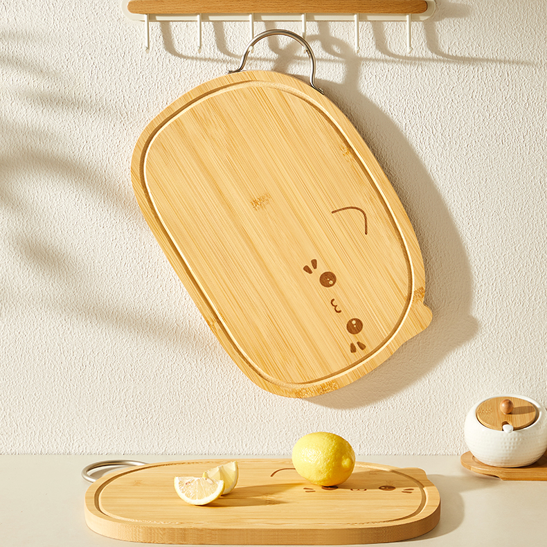 祝氏心宜灵喵竹砧板竹制家用辅食婴儿辅食水果菜板厨房面板小案板
