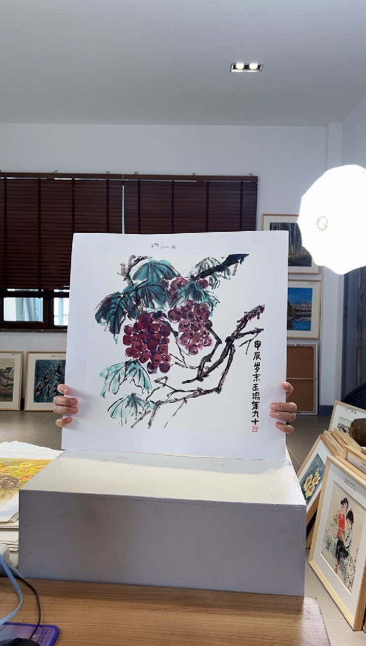 【闪购商品】版画限量亲签盖章版画S