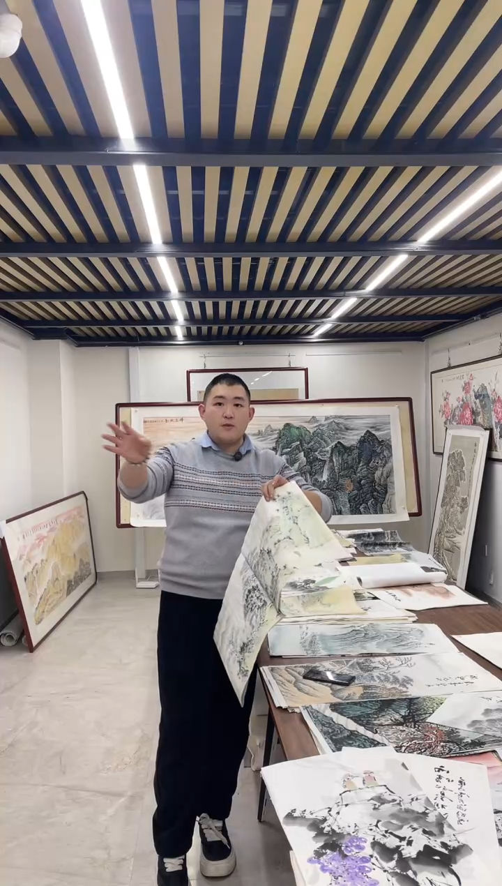 国画融易专属链接-庆忠条幅