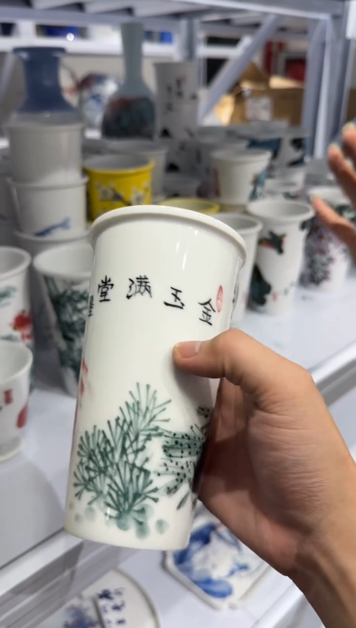 吴义松陶盟手工手绘陶瓷编码：