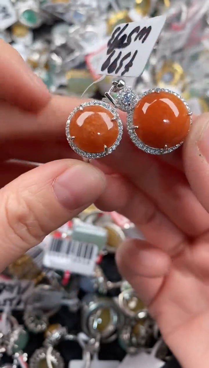 银S925镶嵌戒指翡翠999               8