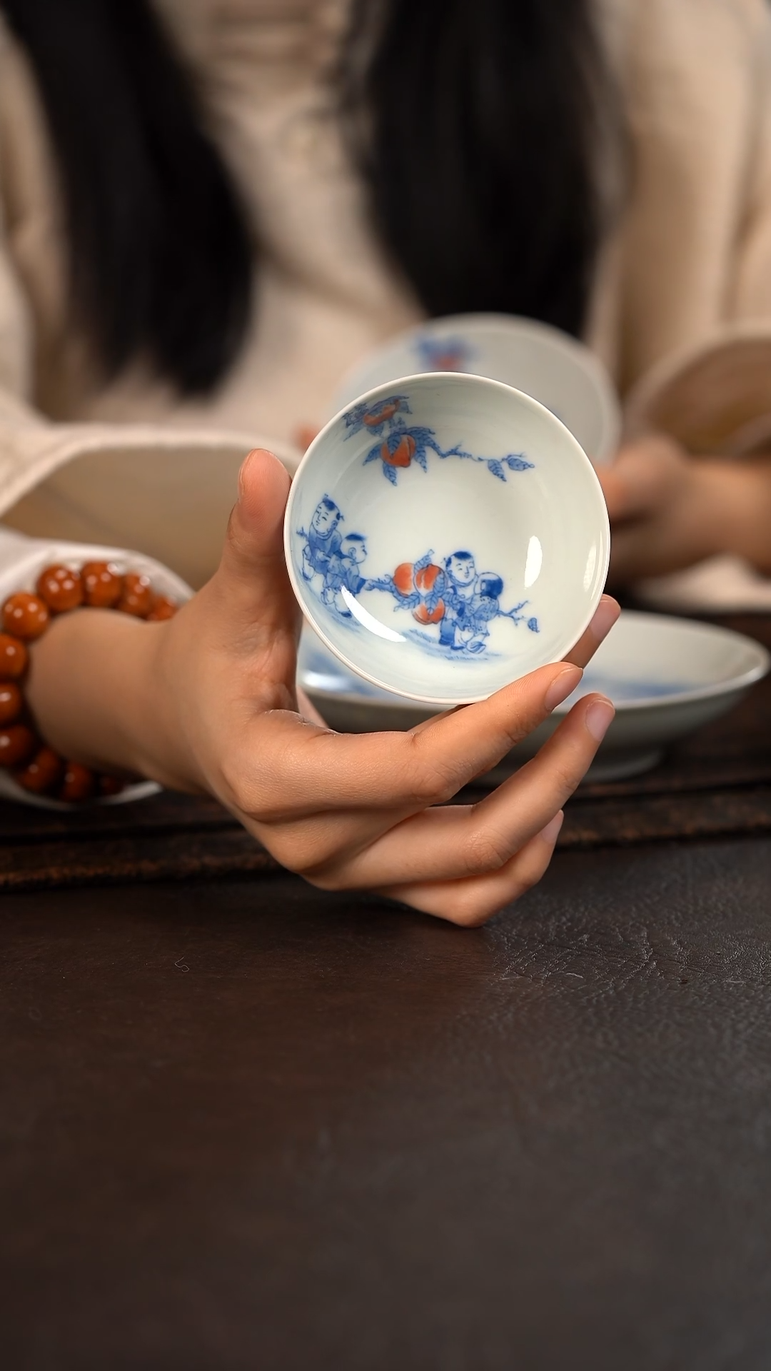 【闪购商品】杯聚澜堂九桃五福小普洱杯