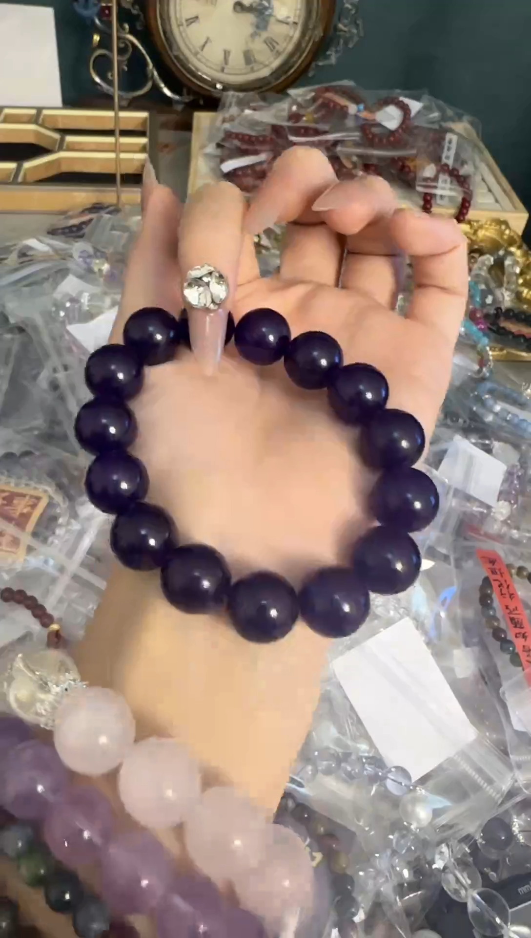 【闪购商品】水晶手链银S925镶嵌水晶 手链 银S925镶嵌