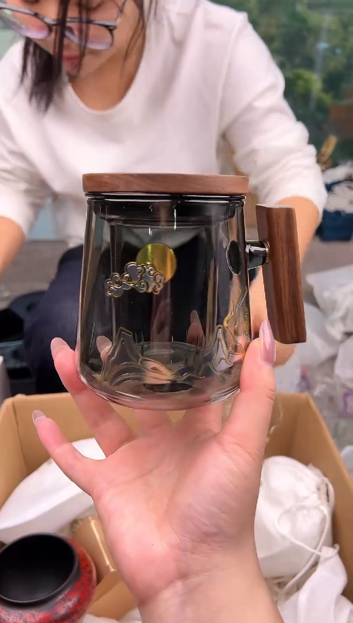 烟灰色 办公杯    