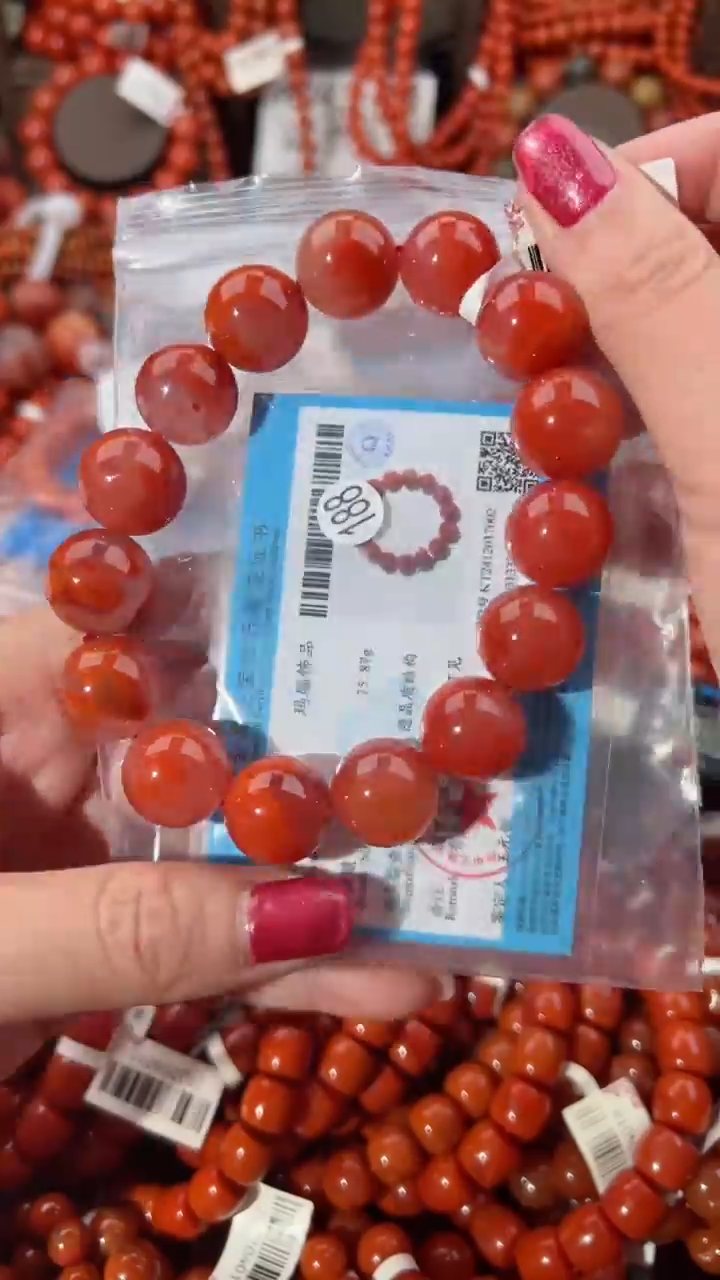 【闪购商品】南红玛瑙手串未镶嵌15+
