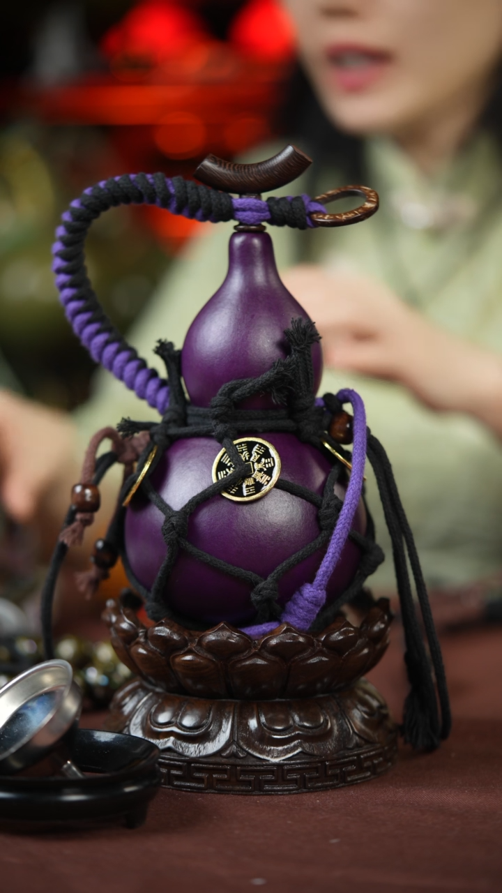 【闪购商品】108号450ml左右的非遗漆器酒葫芦