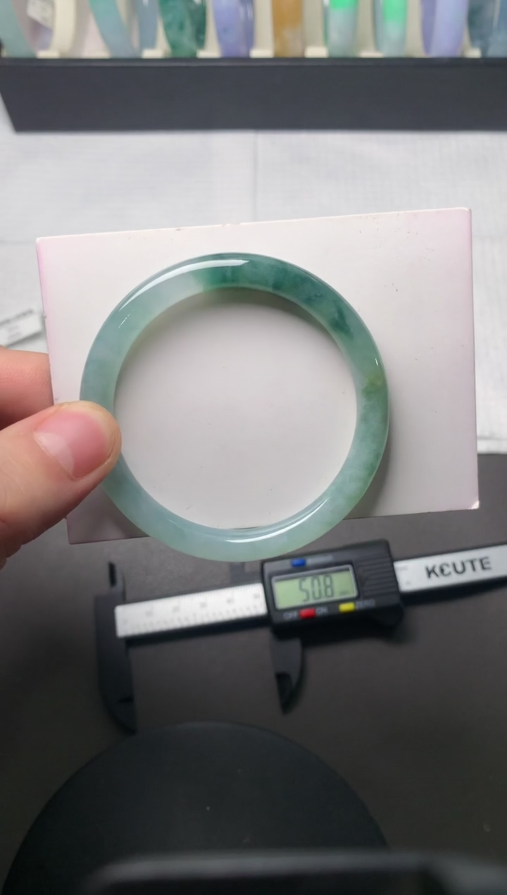 【闪购商品】翡翠手镯（圆镯）未镶嵌51.3*7.7*7.0