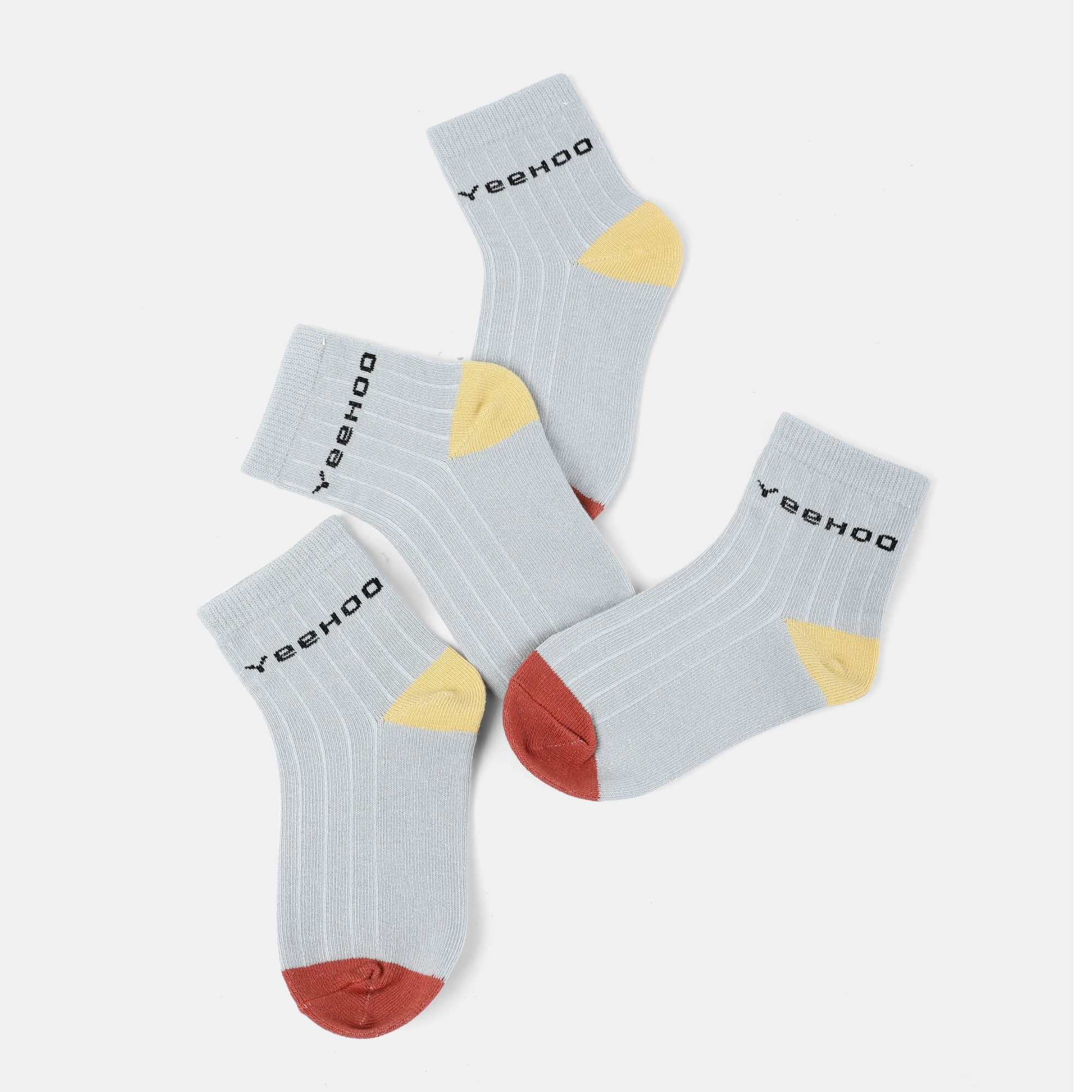 英式休闲风常规男女同款袜子舒适运动袜透气船袜童袜春秋季中筒袜