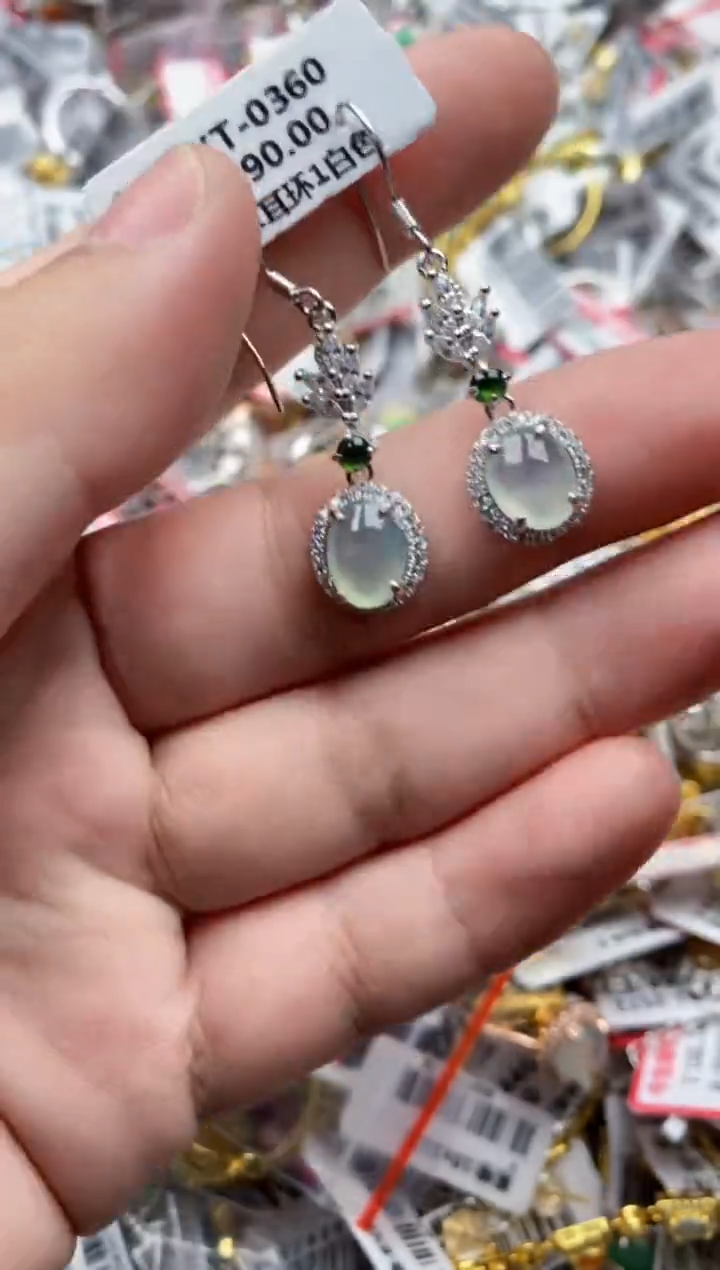 【闪购商品】翡翠戒指银S925镶嵌333333---4