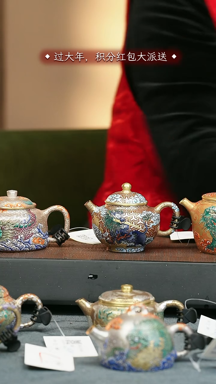 【闪购商品】紫砂茶壶五堂 龙生九子（一套9个）