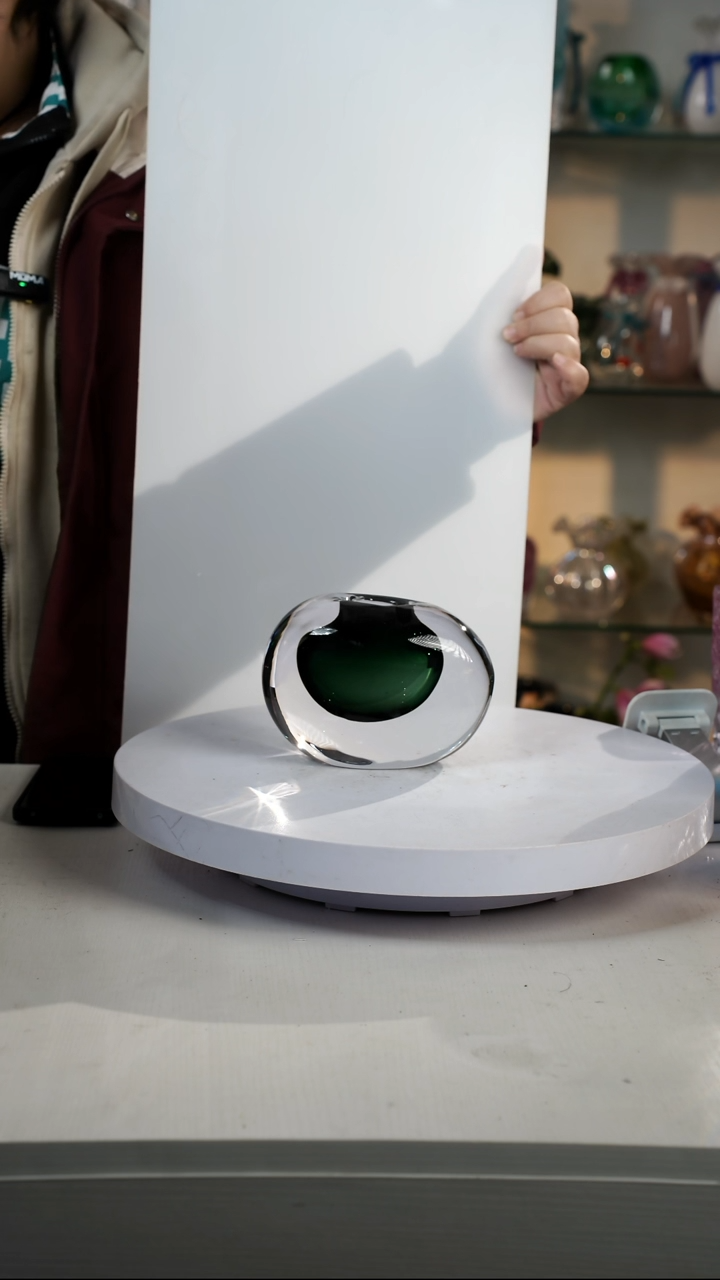 【闪购商品】琉璃【弘扬】11高轻奢琉璃花器微瑕福利