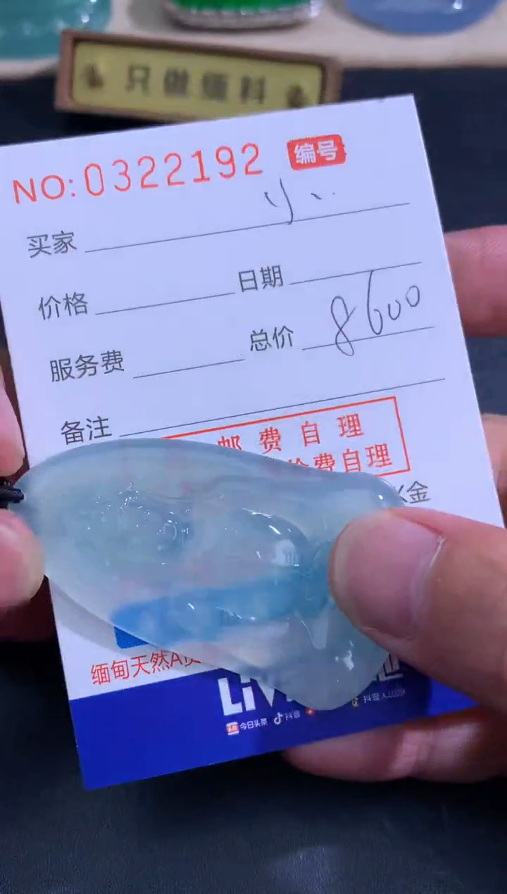 翡翠未镶嵌颈饰小