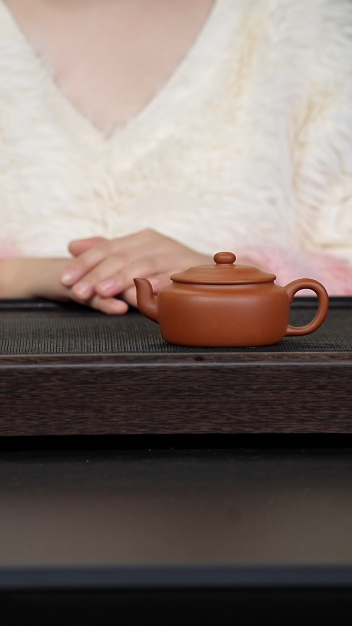 【闪购商品】紫砂茶壶明清老朱泥旭帽