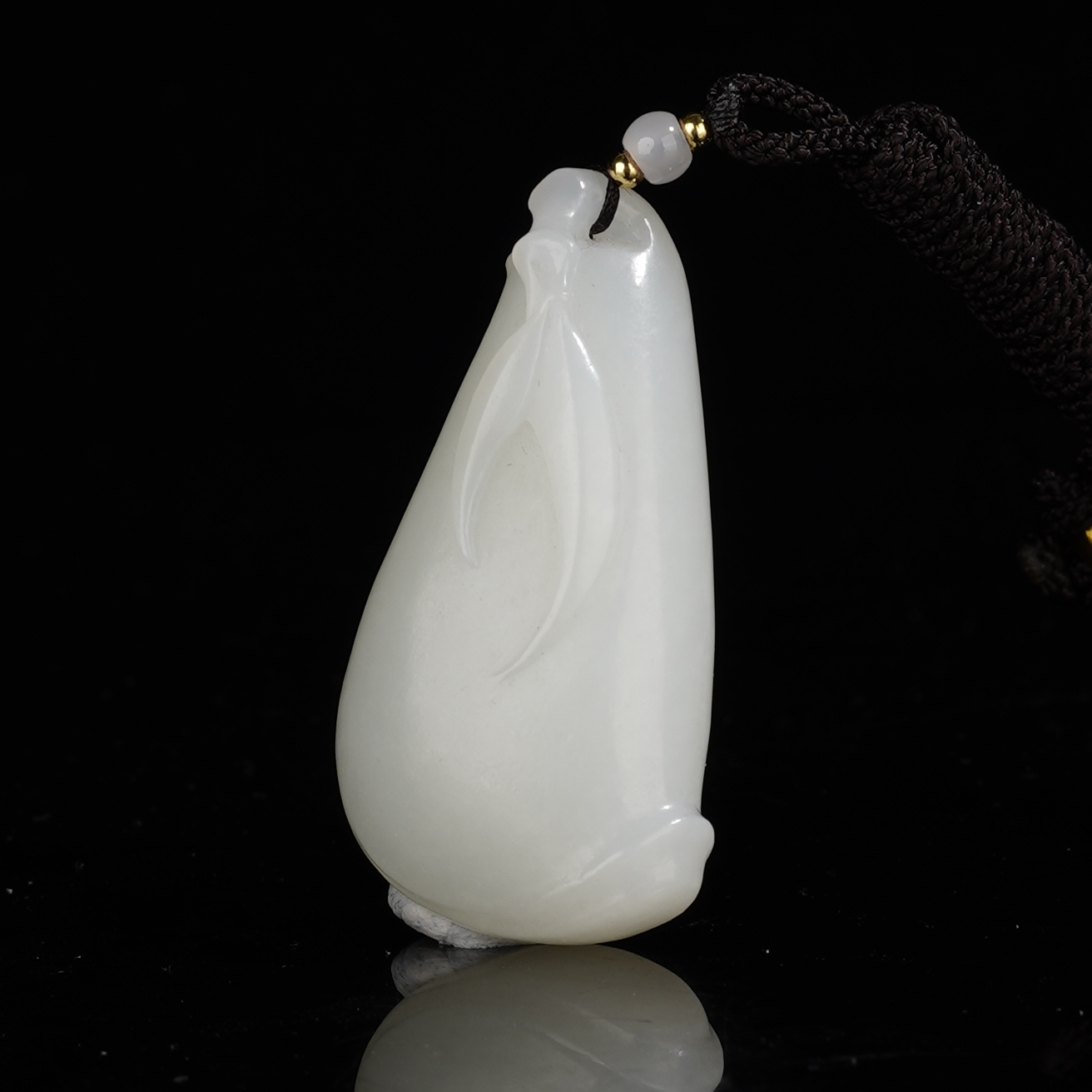 XS02059二十世纪和田玉竹节挂坠