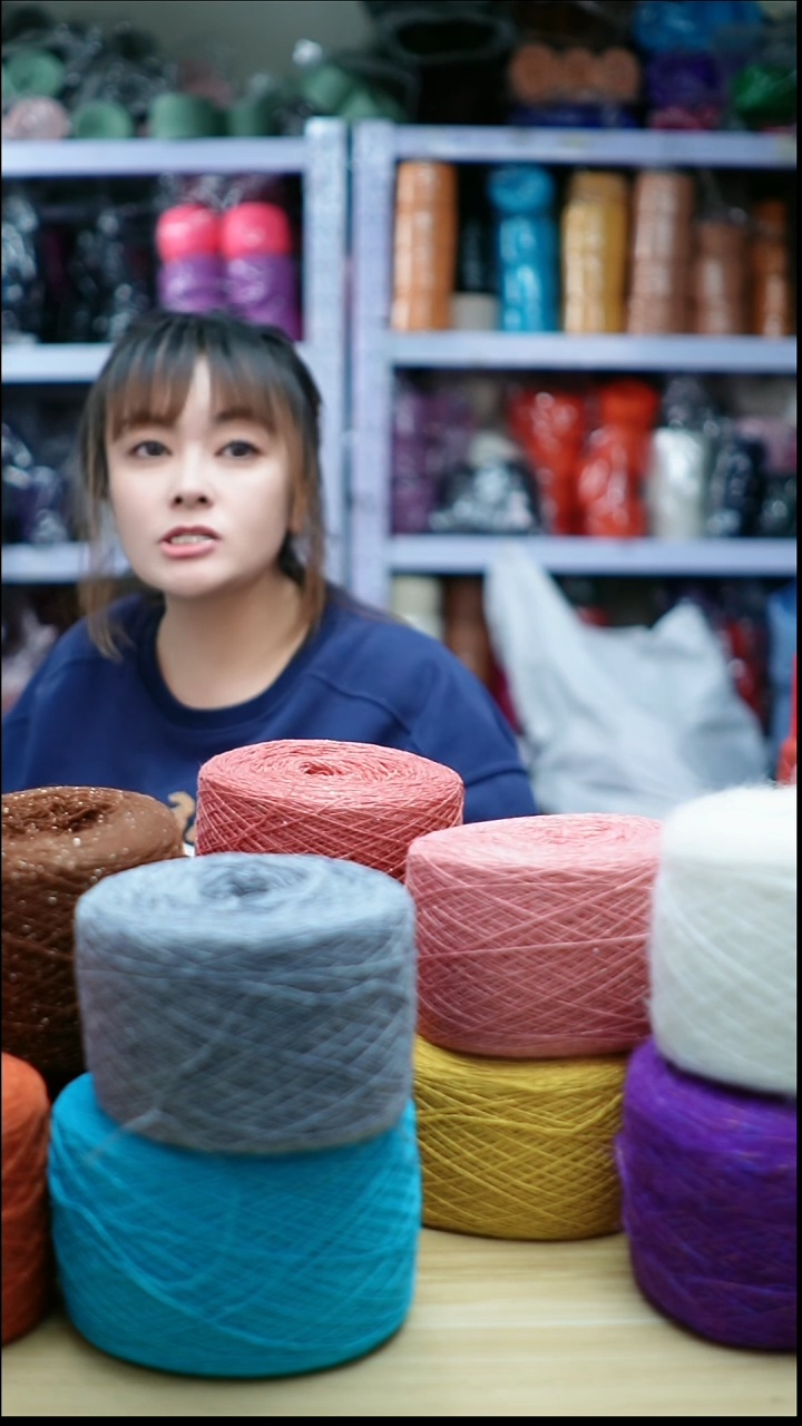 羊绒欢姐编织A559