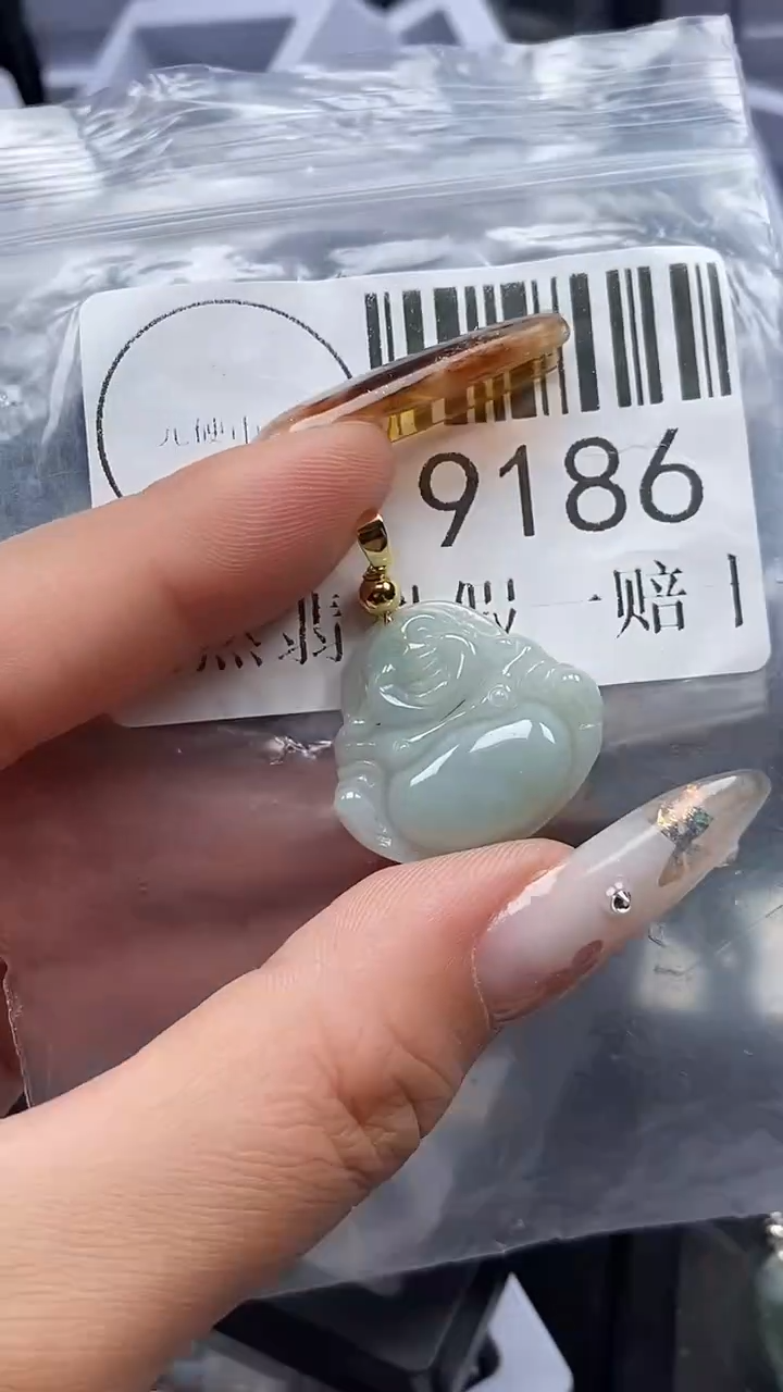 吊坠(不含链)未镶嵌翡翠9186