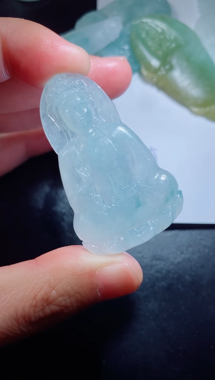 【闪购商品】定制翡翠未镶嵌毛货不支持退换付款后联系客服确认抛光