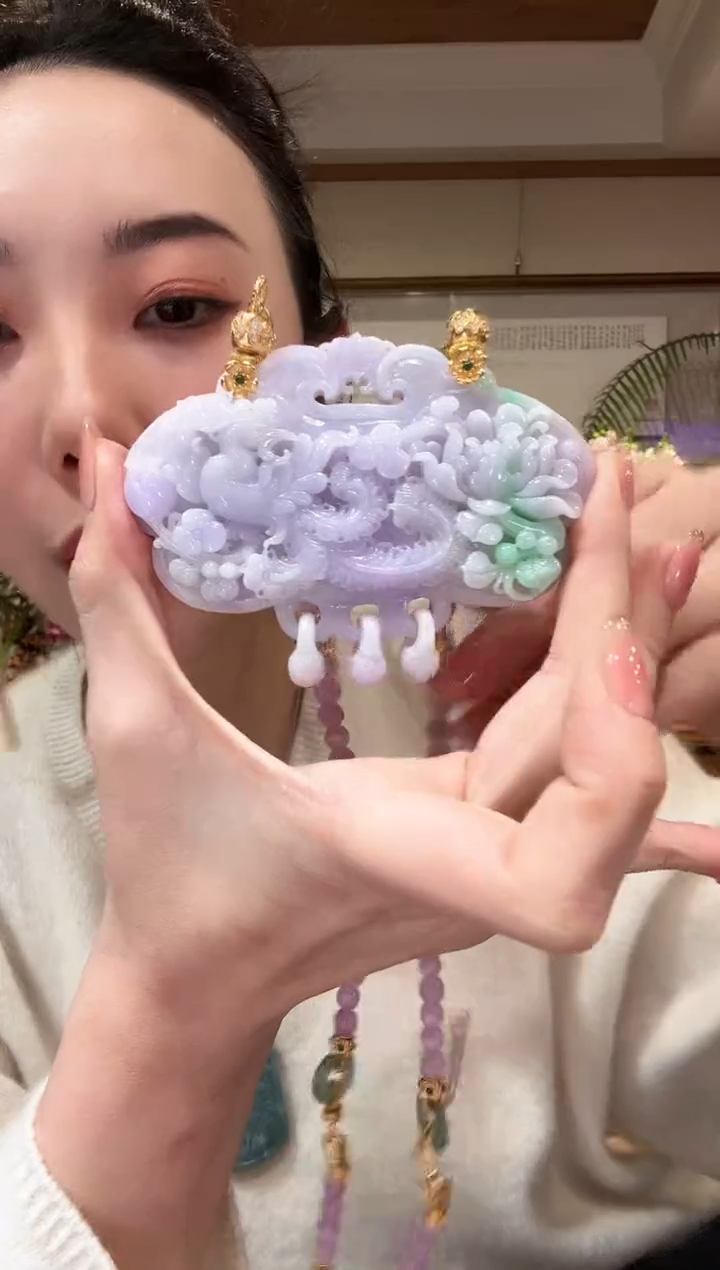 【闪购商品】翡翠颈饰未镶嵌国风