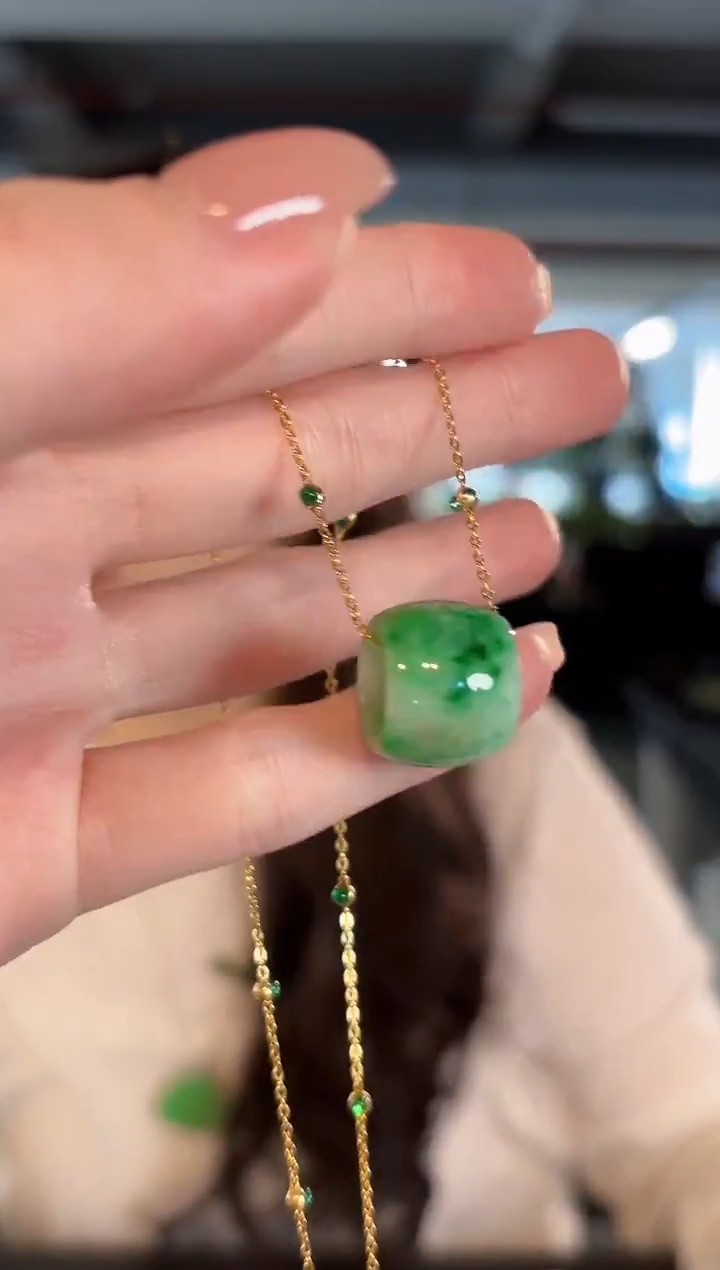 吊坠(不含链)未镶嵌翡翠胖 缅甸A货/多样性发货/一件