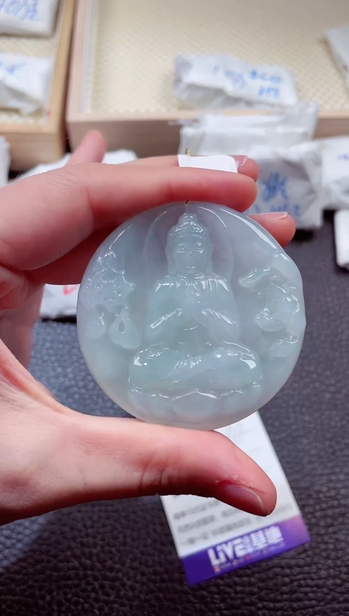 翡翠未镶嵌颈饰00001781大日