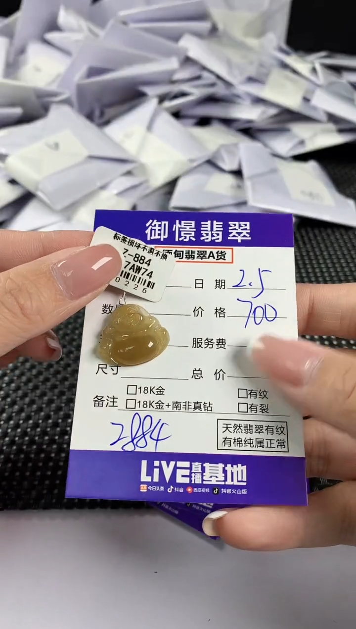 【闪购商品】翡翠颈饰未镶嵌翡翠63