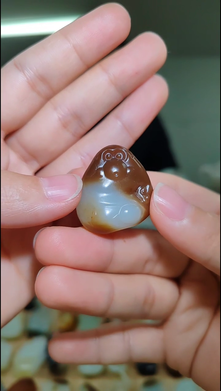 【闪购商品】和田玉挂件未镶嵌新疆和田玉且末料猴挂件
