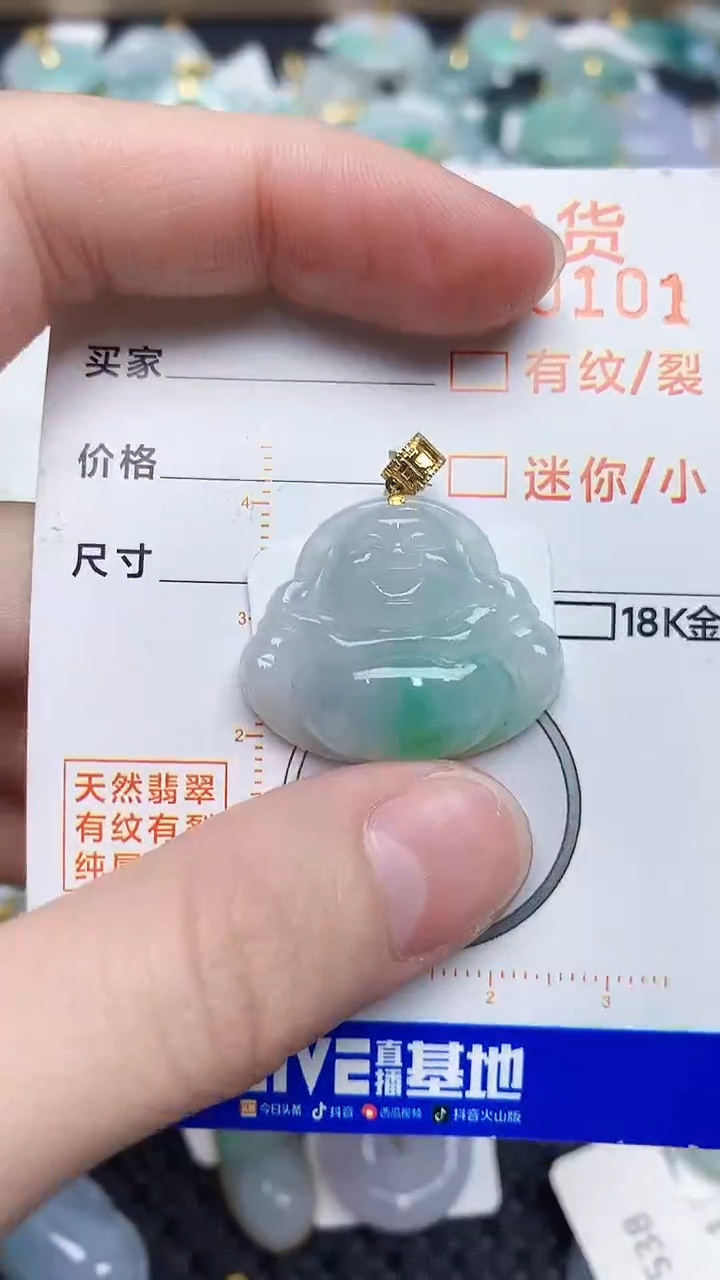 【闪购商品】翡翠颈饰18K金镶嵌6876786786