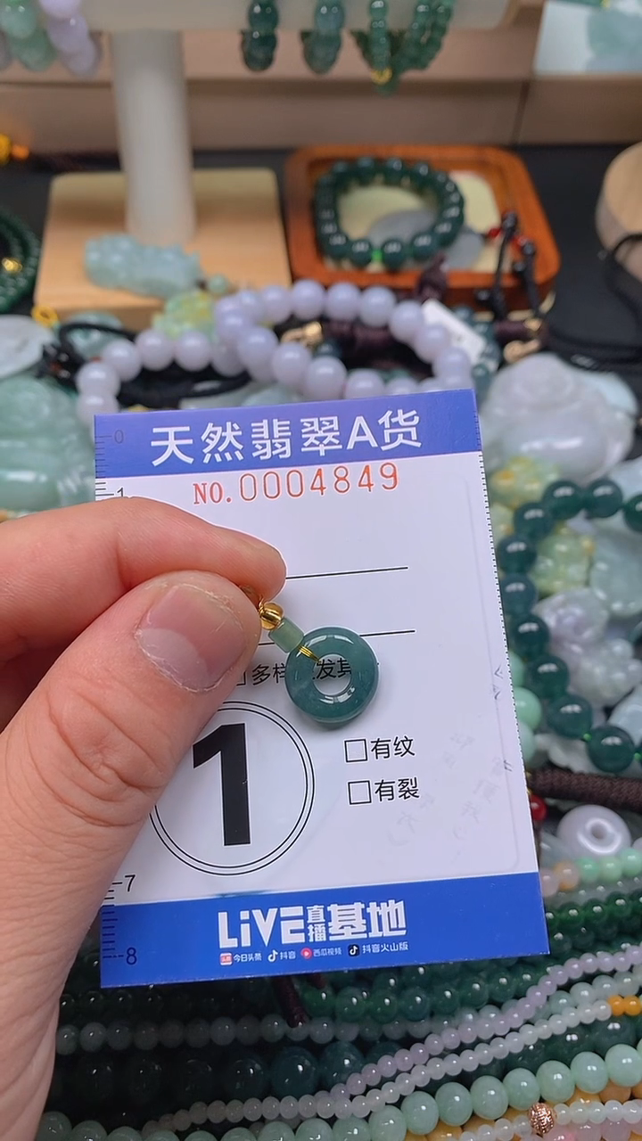 颈饰未镶嵌翡翠闪购0004849