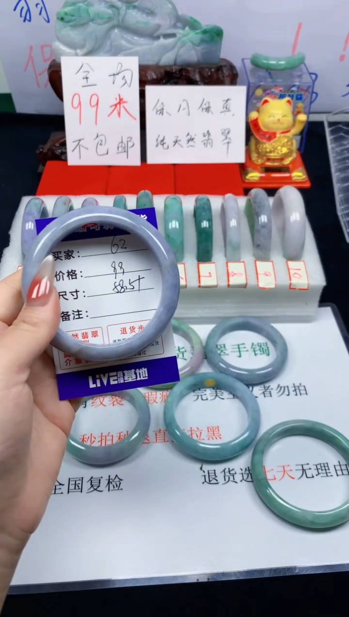 未镶嵌手镯翡翠62