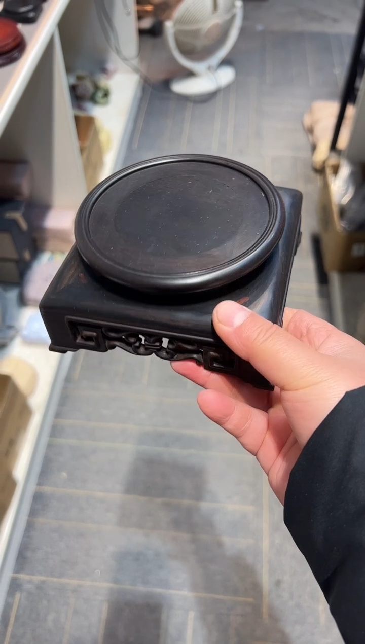 【闪购商品】黑酸枝木类端景台底座2