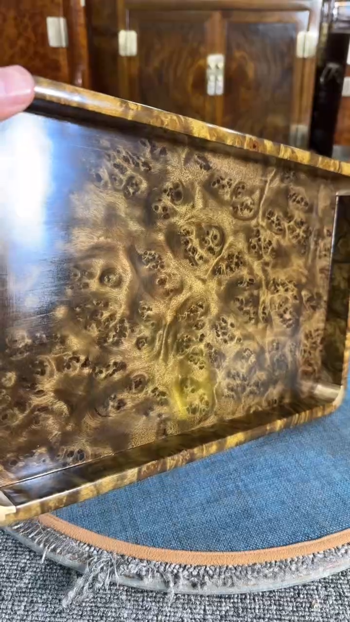 【闪购商品】乌木类成套家具阴沉托盘   s24