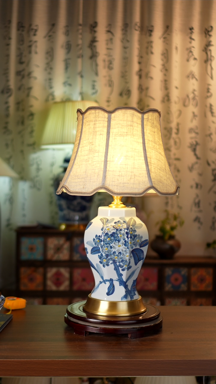 圆形款台灯36灯罩图片一样