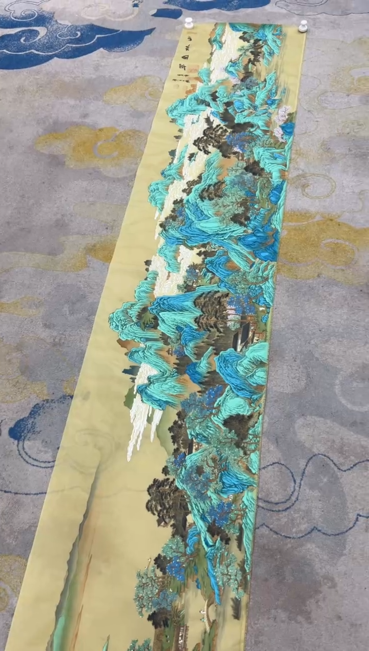 【闪购商品】国画2.1-王夫怀-山水绢本-103