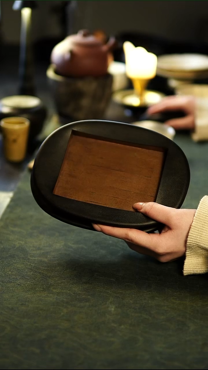 鄧*赤具茶盘整木挖凿2