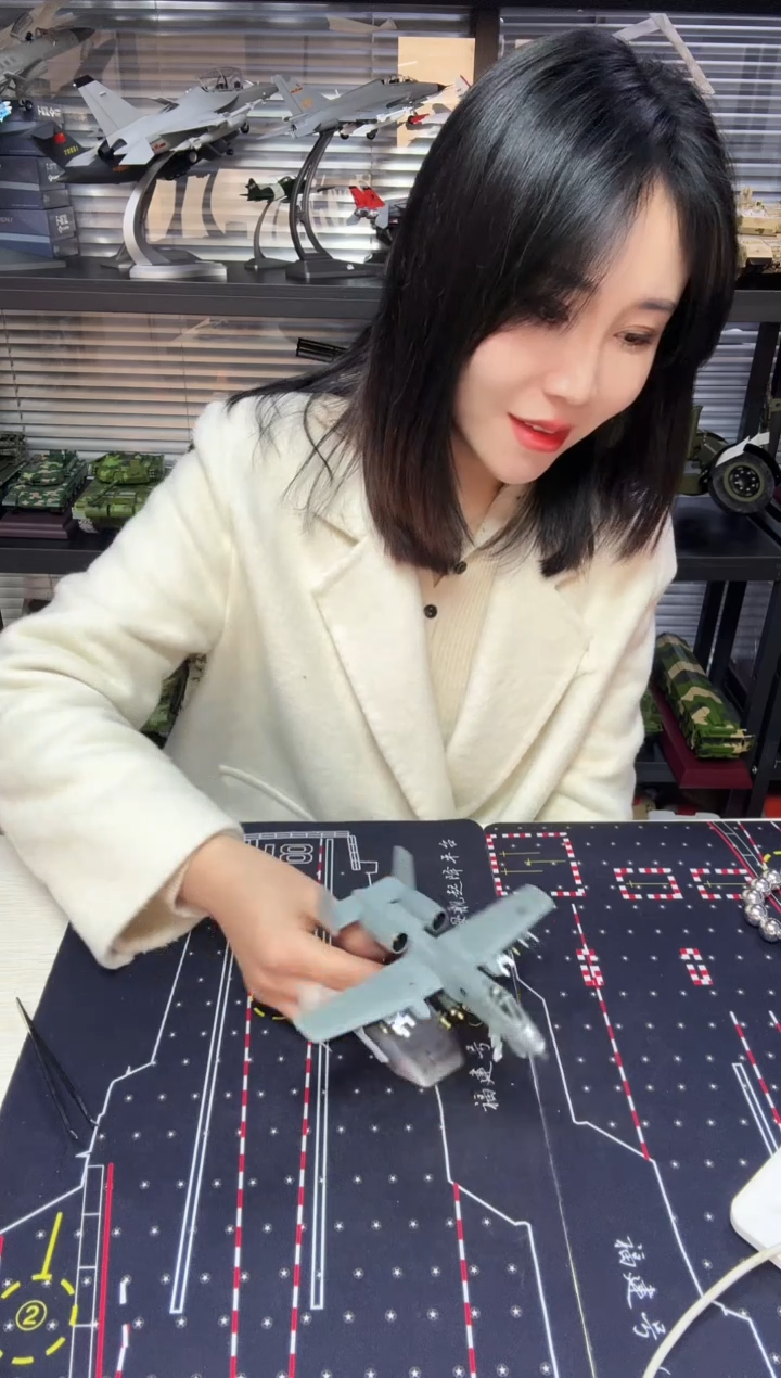 1/100合金飞机模型A10模型