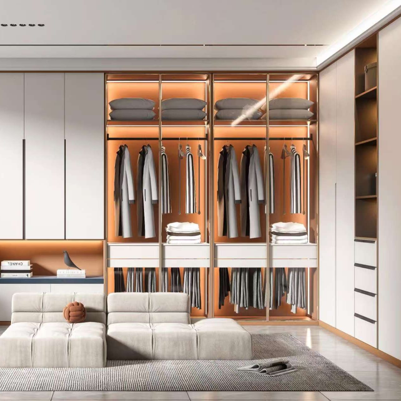 【老板娘专属】轻奢气质短裤格纹透气中腰宽松休闲高腰女减龄裤子