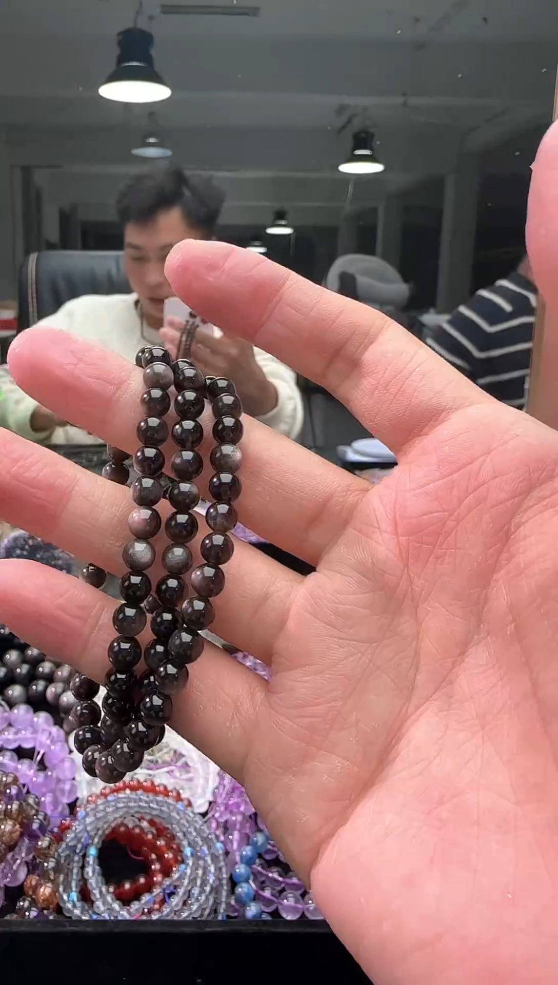 【闪购商品】水晶手链未镶嵌银耀石