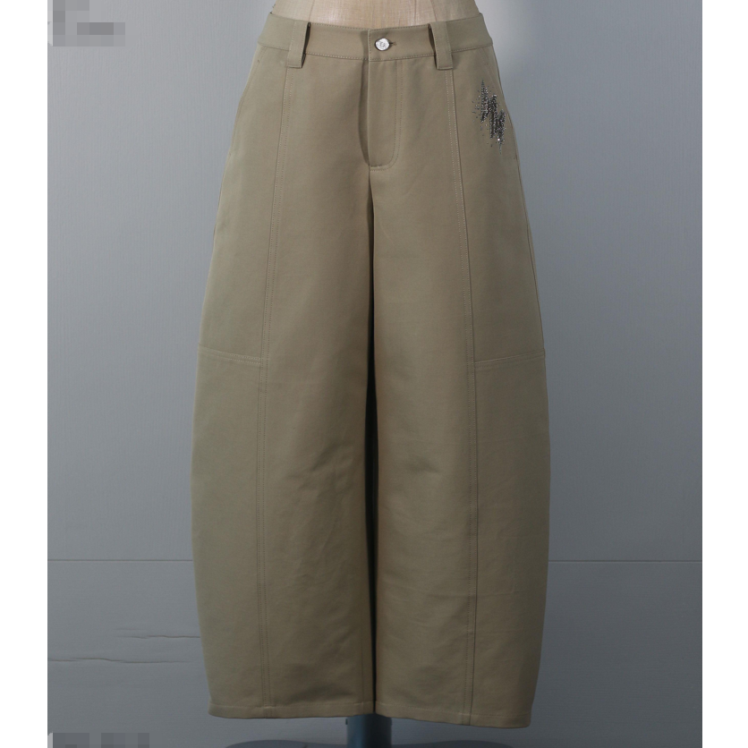 limil/丽米儿高级气质质感弯刀裤910018