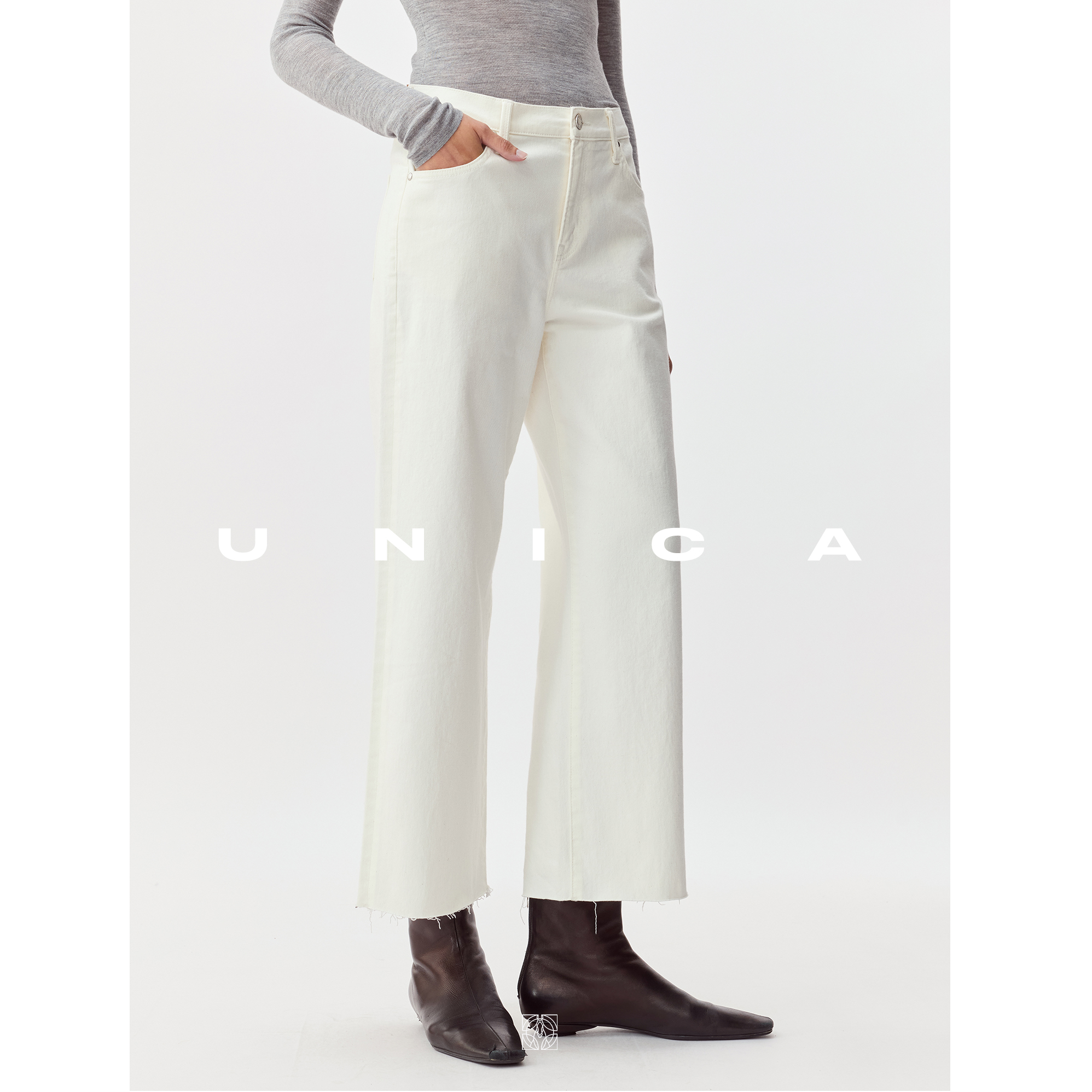 UNICA/进店B败Paris神裤_黄金比例4季百搭Self-cut弹力牛仔裤