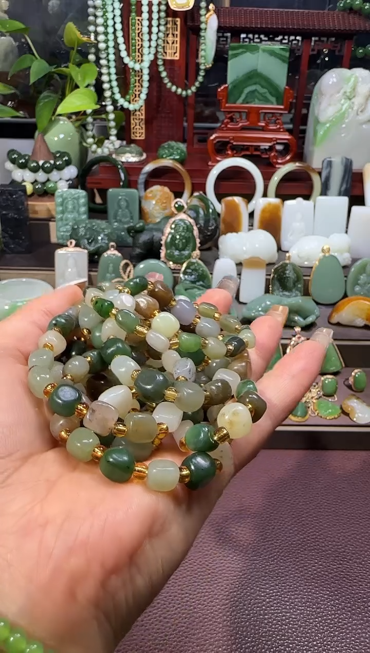 和田玉未镶嵌挂件1【宏钰0619】手串多样发一