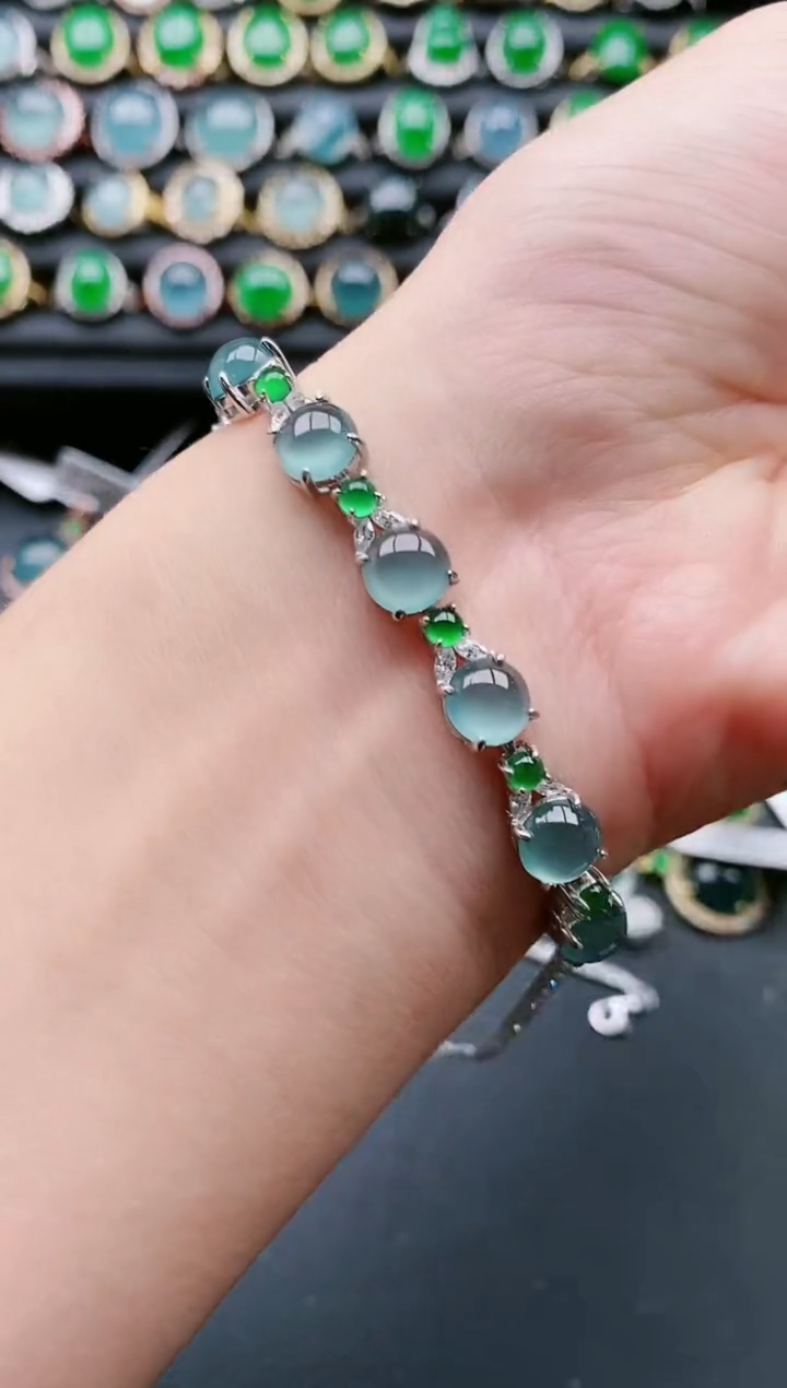 【闪购商品】翡翠戒指银S925镶嵌1111