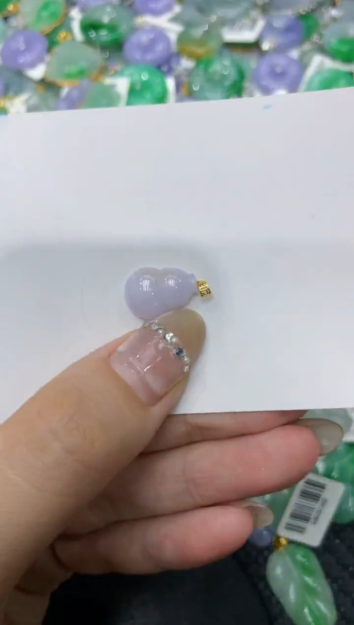【闪购商品】翡翠颈饰18K金镶嵌222222222