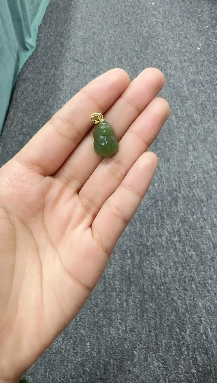 【闪购商品】和田玉颈饰银S925镶嵌貔貅YY